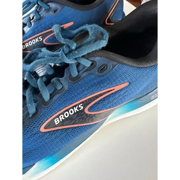 Brooks Glycerin 21 Blue Running Shoes Men’s Size 11.5 - Picture 7 of 15